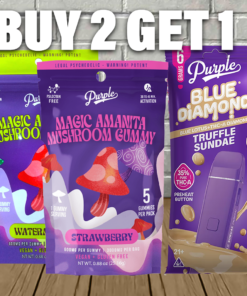 B2G1 Purple Gummies + Blue Lotus Disposable Bundle